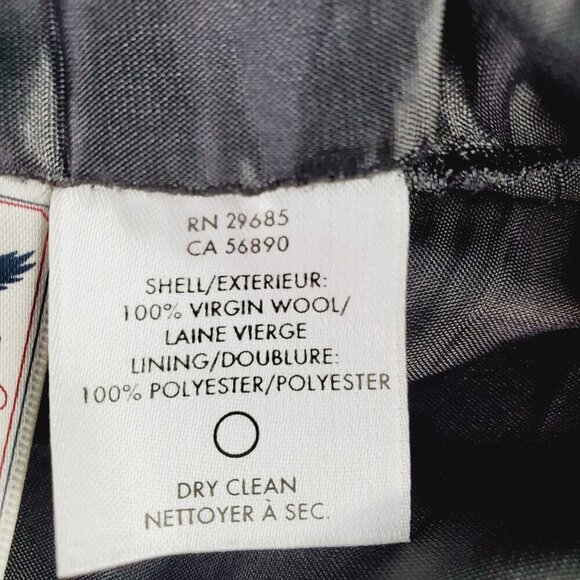 Pendleton Women's Gray Wool Dress Pants Slash Pocket Straight Leg Size 12 (A-2) - Picture 14 of 15